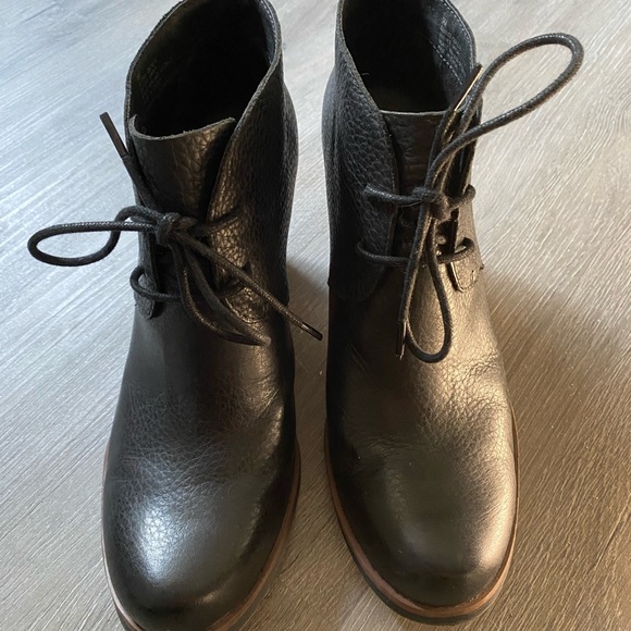 Korks by Kork-Ease Women's Leather
Block Heel Roana Ankle Boots Size 9 - Picture 5 of 6